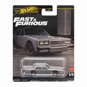 Машинка Premium Hot Wheels 1987 Chevy Caprice Fast & Furious 1:64 HRT98 Grey