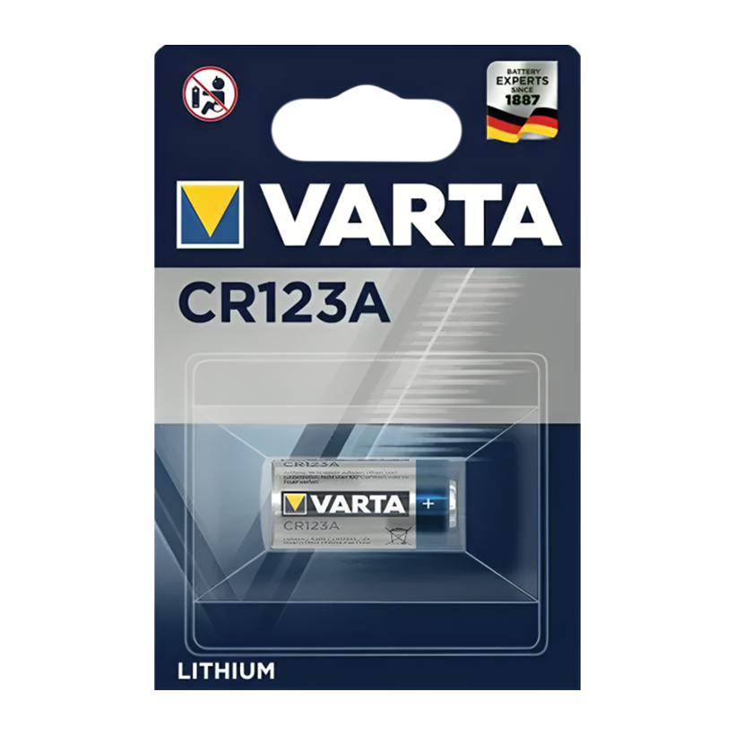 Батарейка Varta 16340 CR-123A Lithium Silver - Retromagaz