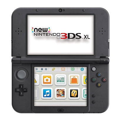 Консоль Nintendo 3DS XL New Модифікована 32GB Black + 10 Вбудованих Ігор Б/У - Retromagaz