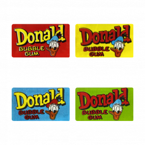 Жувальна Гумка Donald Bubble Gum Red Blue Yellow Green 4,5g - Retromagaz