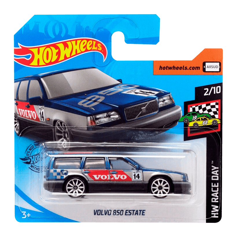 Машинка Базова Hot Wheels Volvo 850 Estate Race Day 1:64 GHD96 Dark Blue - Retromagaz