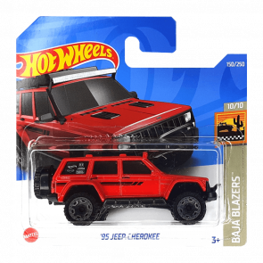 Машинка Базовая Hot Wheels '95 Jeep Cherokee Baja Blazers 1:64 HCX28 Red - Retromagaz