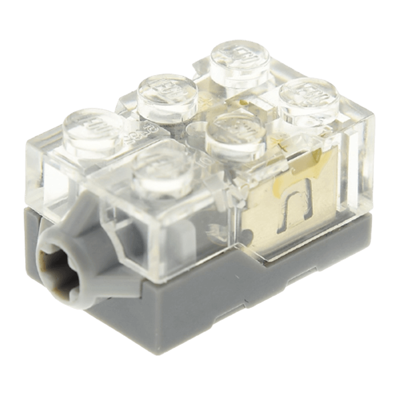 Електрика Lego Звук Світло Light Brick Glows Orange 2 x 3 x 1 54930c02 38625 62930 4667622 6121787 6226541 Dark Bluish Grey Б/У - Retromagaz