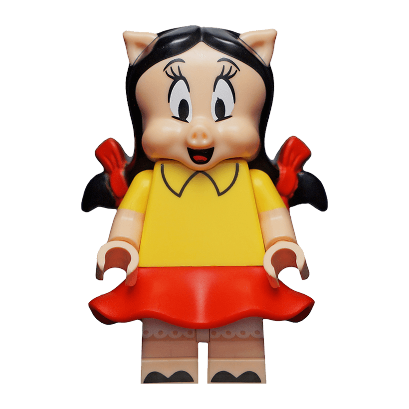 Фигурка Lego Looney Tunes Petunia Pig Cartoons collt11 Б/У - Retromagaz