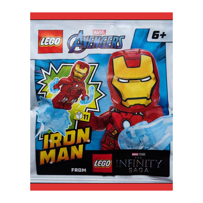 Конструктор Lego Фігурка Marvel Iron Man #2 Paper Bag Super Heroes 242406 sh0853 Новий - Retromagaz