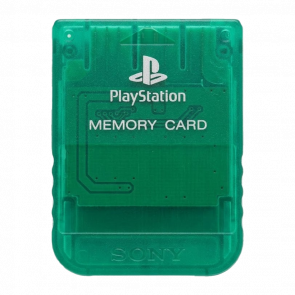 Карта Памяти Sony PlayStation 1 SCPH-1193 Winter Christmas Limited Edition 1MB Trans-Green Б/У - Retromagaz
