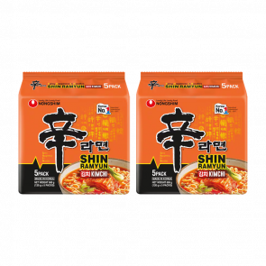 Набор Лапша 10шт Nongshim Kimchi Рамьон Острая 120g - Retromagaz