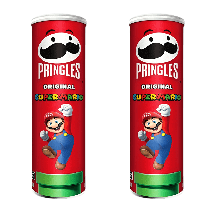 Набір Чипси 2шт Pringles Super Mario Original 165g - Retromagaz