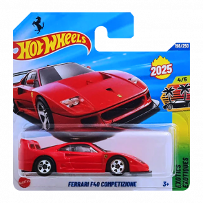 Машинка Базова Hot Wheels Ferrari F40 Competizione Exotics 1:64 HYW59 Red Машинка Базова Hot Wheels Ferrari F40 Competizione Exotics 1:64 HYW59 Red - Retromagaz