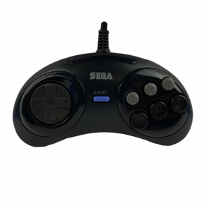 Геймпад Проводной Sega Mega Drive SJ-6000 Black 1.5m Б/У - Retromagaz
