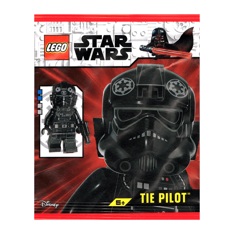 Конструктор Lego Фігурка TIE Pilot Paper Bag Star Wars 912410 sw1260 Новий - Retromagaz