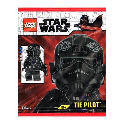 Конструктор Lego Фігурка TIE Pilot Paper Bag Star Wars 912410 sw1260 Новий - Retromagaz