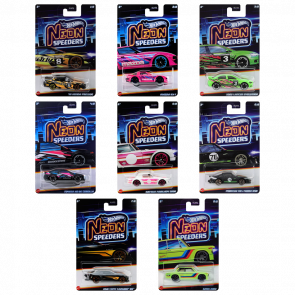 Набір Тематична Машинка Hot Wheels 8шт Neon Speeders HLH72 2025-2 Набір Тематична Машинка Hot Wheels 8шт Neon Speeders HLH72 2025-2 - Retromagaz