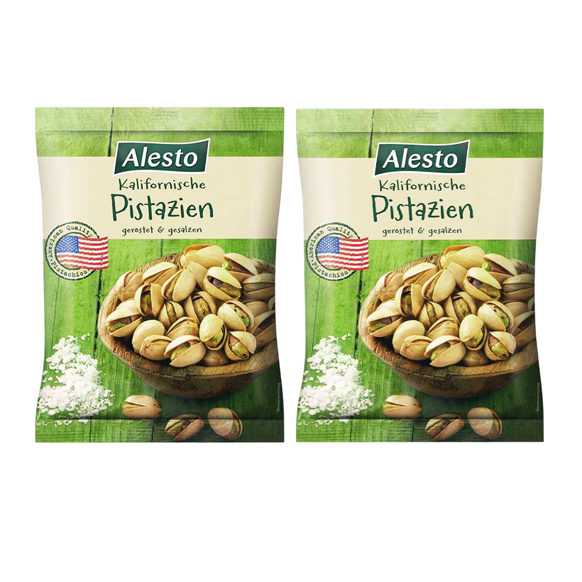 Набор Фисташки 2шт Alesto Соленые Поджаренные 250g - Retromagaz