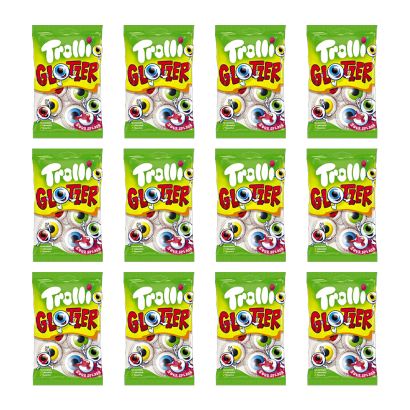 Набір Цукерки Жувальні 12шт Trolli Glotzer Halloween 75g - Retromagaz