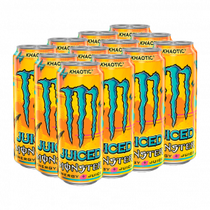 Набор Напиток Энергетический 12шт Monster Energy Khaotic 500ml Набор Напиток Энергетический 12шт Monster Energy Khaotic 500ml - Retromagaz