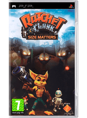 Игра Sony PlayStation Portable Ratchet & Clank Size Matters Английская Версия Б/У - Retromagaz