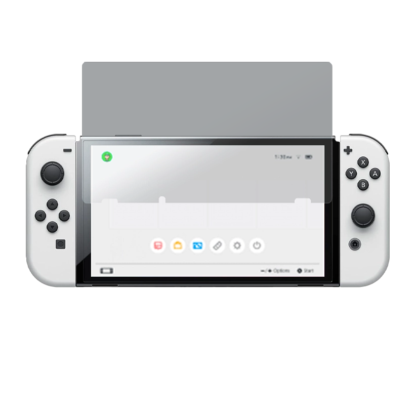 Набор Консоль Nintendo Switch OLED Model HEG-001 64GB White Б/У  + Защитное Стекло RMC Trans-Clear Новый - Retromagaz
