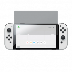 Набор Консоль Nintendo Switch OLED Model HEG-001 64GB White Б/У  + Защитное Стекло RMC Trans-Clear Новый - Retromagaz