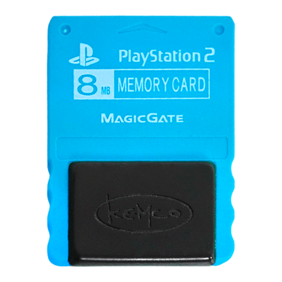 Карта Пам'яті Sony PlayStation 2 MagicGate Kemco KMC10J 8MB Blue Б/У - Retromagaz