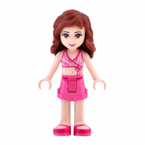 Фігурка Lego Olivia Dark Pink Shorts Friends Girl frnd230 Б/У