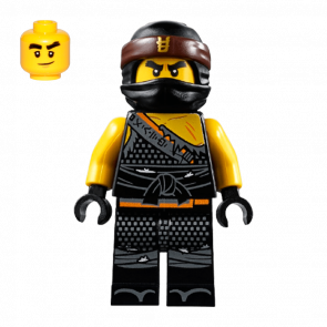 Фігурка Lego Ninja Cole Hunted Gold Asian Symbol on Bandana Ninjago njo472 1 Б/У