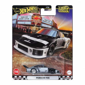 Машинка Premium Hot Wheels Porsche Porsche 935 Boulevard 1:64 JBL17 Black - Retromagaz