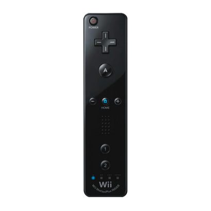 Контроллер Беспроводной Nintendo Wii RVL-036 Remote Plus Black Б/У - Retromagaz