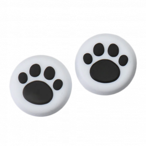 Накладки на Стіки RMC Cat Paw PS 5 4 3 2 1 Xbox Series One 360 White 2шт - Retromagaz