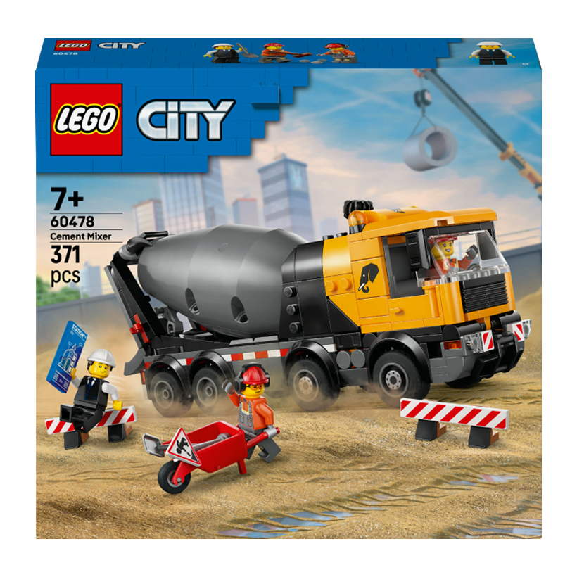 Конструктор Lego Бетоносмеситель City 60478 Новый - Retromagaz
