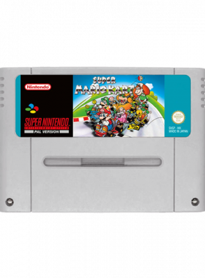 Игра Nintendo SNES Super Mario Kart Europe Английская Версия Только Картридж Б/У - Retromagaz