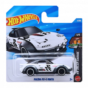Машинка Базова Hot Wheels Mazda MX-5 Miata (2025) Dream Garage 1:64 JJJ02 White - Retromagaz
