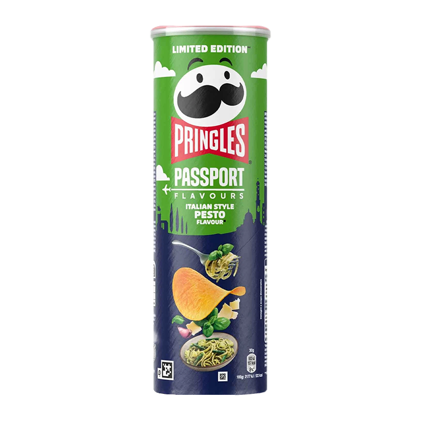 Чипси Pringles Passport Flavours Italian Style Pesto 165g - Retromagaz