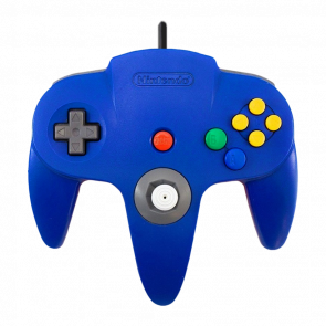 Геймпад Проводной Nintendo N64 NUS-005 Blue 1.9m Б/У - Retromagaz