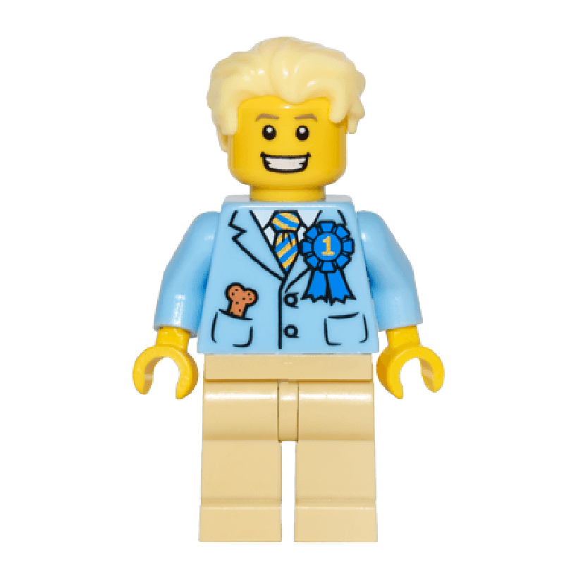 Фігурка Lego Series 16 Dog Show Winner Collectible Minifigures col255 Б/У - Retromagaz