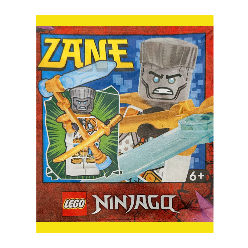 Конструктор Lego Фігурка Crystalized Zane Paper Bag Ninjago 892306 njo0806 Новий - Retromagaz