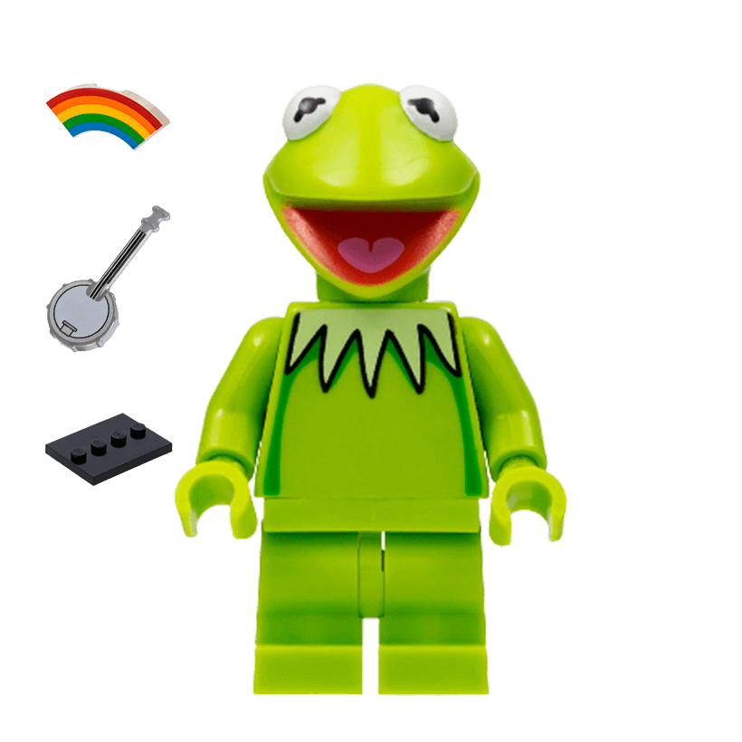 Фигурка Lego The Muppets Kermit the Frog TV Series coltm-5 1 Новый - Retromagaz