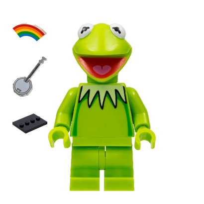 Фігурка Lego Kermit the Frog TV Series The Muppets coltm-5 1 Новий - Retromagaz