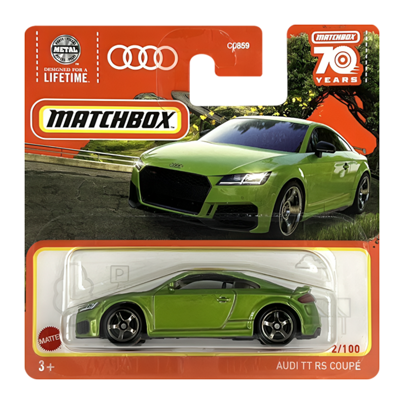 Машинка Большой Город Matchbox Audi TT RS Coupe Highway 1:64 HLD10 Green - Retromagaz