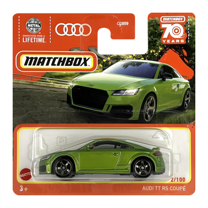 Машинка Большой Город Matchbox Audi TT RS Coupe Highway 1:64 HLD10 Green - Retromagaz