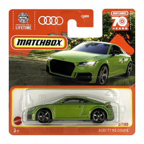 Машинка Большой Город Matchbox Audi TT RS Coupe Highway 1:64 HLD10 Green
