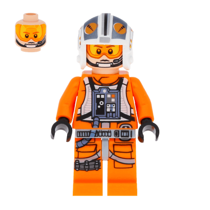 Фигурка Lego Theron Nett Pilot X-wing Star Wars Повстанец sw0544 1 Б/У - Retromagaz