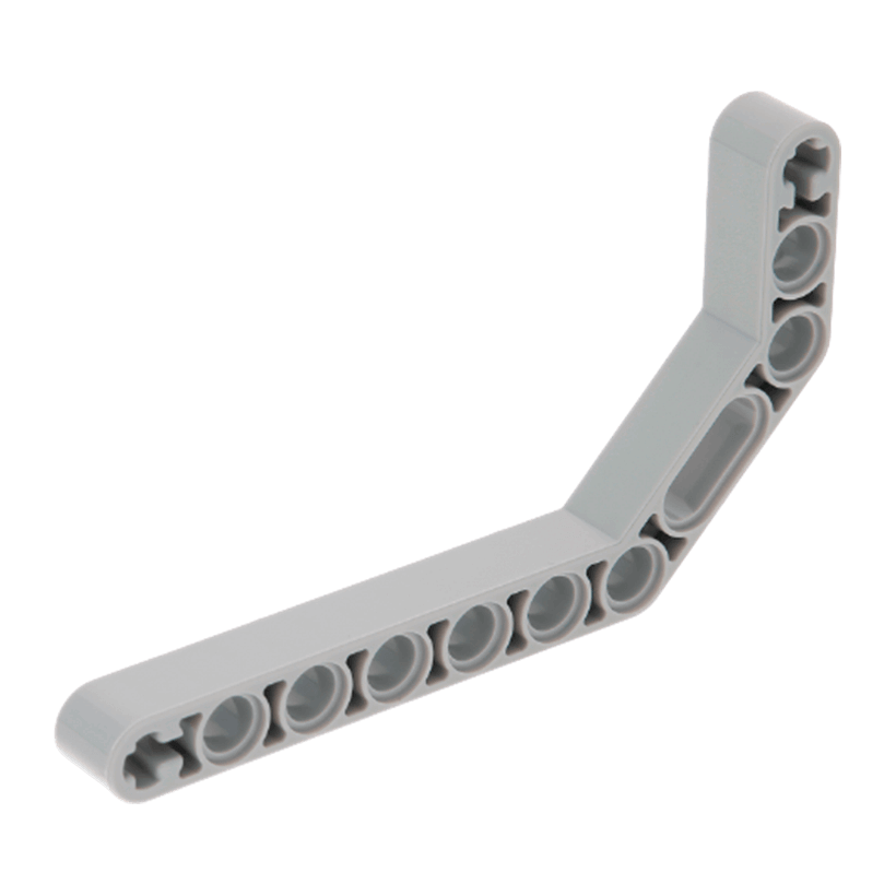 Technic 10шт Lego Балка Товста Кутова 120 1 x 11.5 32009 41486 4234240 6271156 Light Bluish Grey Б/У - Retromagaz