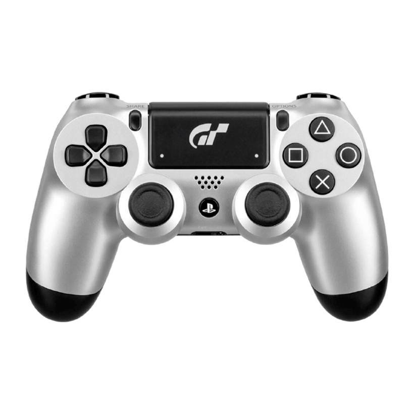 Геймпад Беспроводной Sony PlayStation 4 DualShock 4 Gran Turismo Sport Limited Edition Version 2 Silver Б/У - Retromagaz