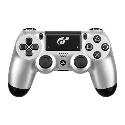 Геймпад Беспроводной Sony PlayStation 4 DualShock 4 Gran Turismo Sport Limited Edition Version 2 Silver Б/У - Retromagaz
