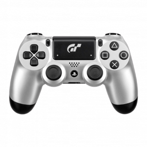 Геймпад Бездротовий Sony PlayStation 4 DualShock 4 Gran Turismo Sport Limited Edition Version 2 Silver Б/У - Retromagaz