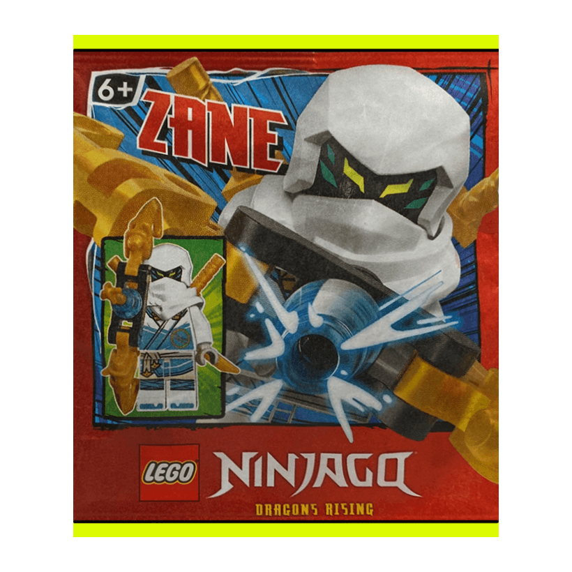 Конструктор Lego Фігурка Zane #2 Paper Bag Ninjago 892401 njo0819 Новый - Retromagaz