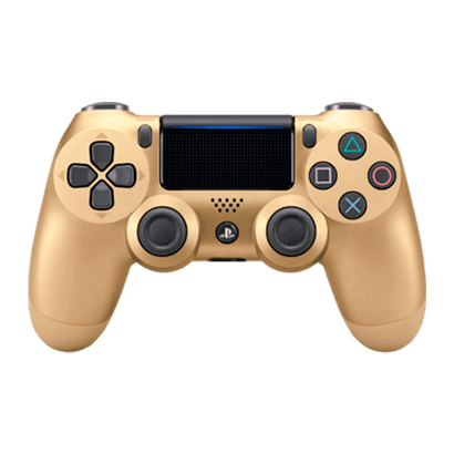 Геймпад Беспроводной Sony PlayStation 4 DualShock 4 Version 2 (9895558) Gold Новый - Retromagaz