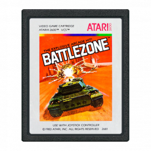 Гра Atari 2600 Battlezone Black Б/У - Retromagaz