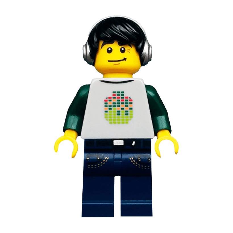 Фигурка Lego Series 8 DJ Collectible Minifigures col08-12 col124 Б/У - Retromagaz